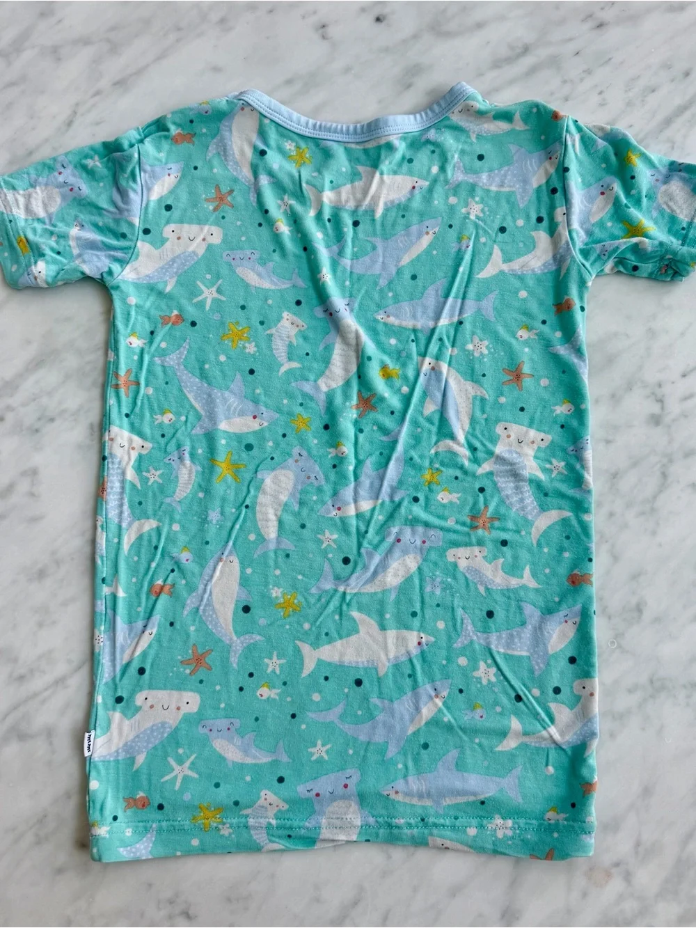 Little Sleepies Shark Soirée Short Sleeve Pajama Set - 5/6